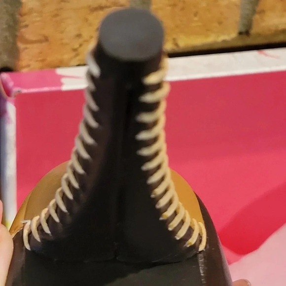 Chinese Laundry Stitched Leather Platform Heel Multi Shades of Brown Sz 8 - Picture 10 of 11